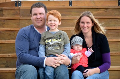 Owner and Operator Quinton Tait and Family