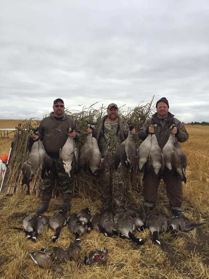 This years first duck and goose hunt in Saskatchewan!